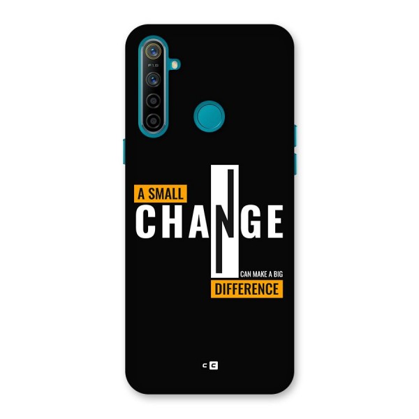 A Small Change Back Case for Realme 5i