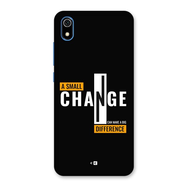 A Small Change Back Case for Redmi 7A
