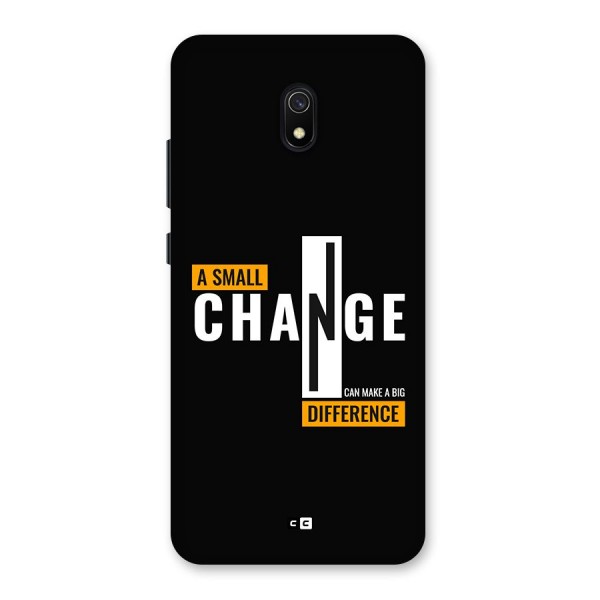 A Small Change Back Case for Redmi 8A