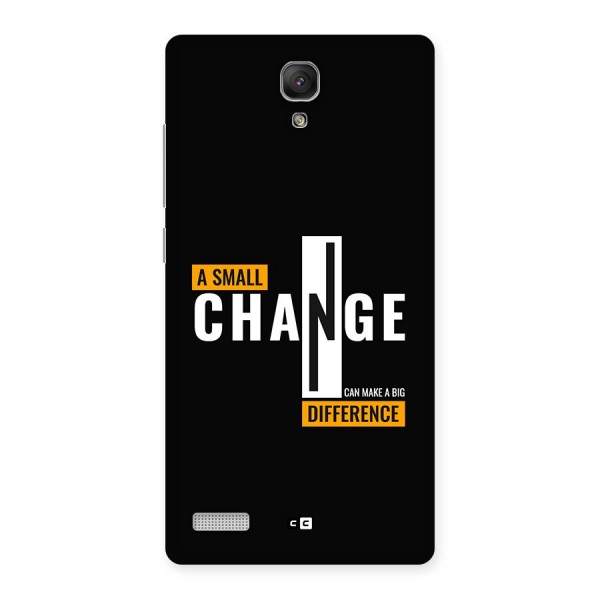 A Small Change Back Case for Redmi Note