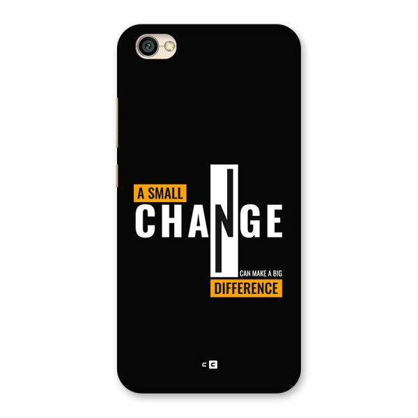 A Small Change Back Case for Redmi Y1 Lite