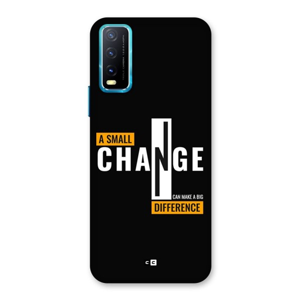 A Small Change Back Case for Vivo Y20i