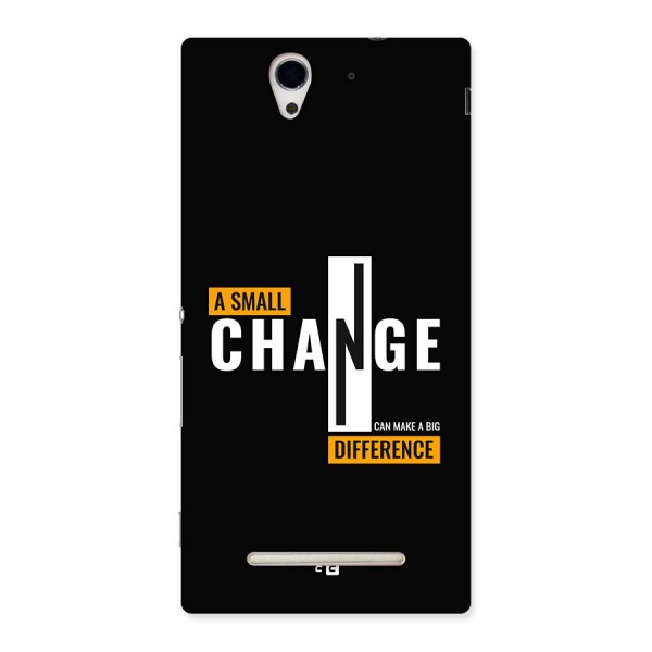 A Small Change Back Case for Xperia C3