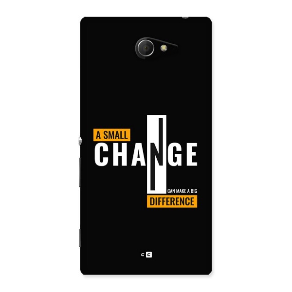 A Small Change Back Case for Xperia M2
