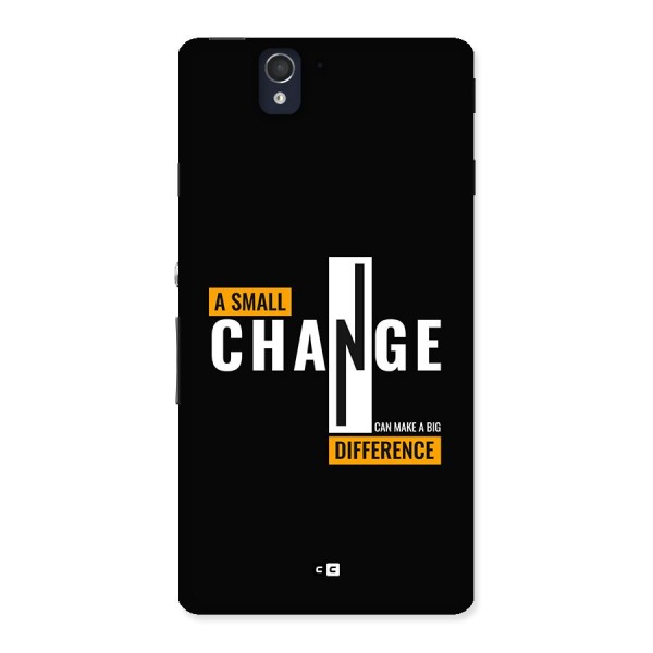 A Small Change Back Case for Xperia Z