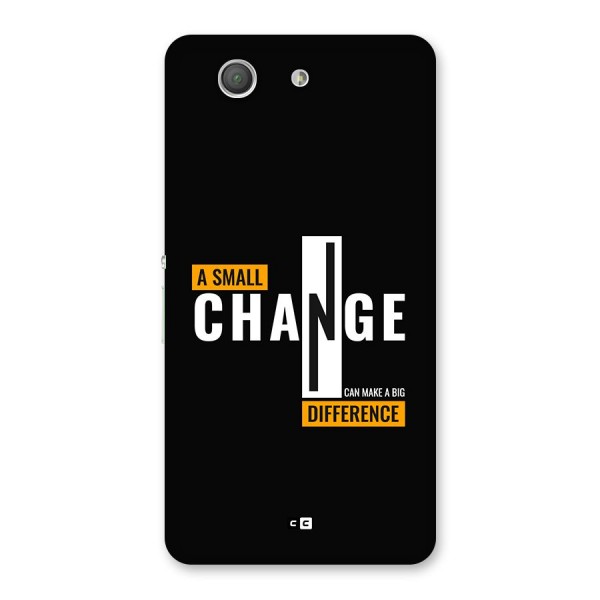 A Small Change Back Case for Xperia Z3 Compact