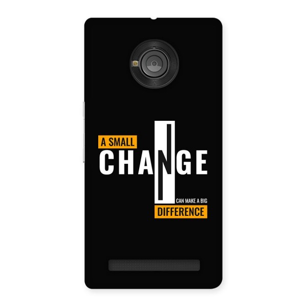 A Small Change Back Case for Yuphoria