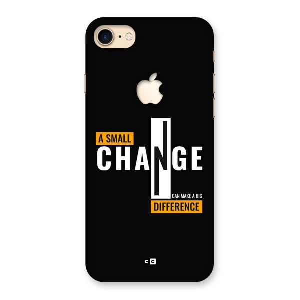 A Small Change Back Case for iPhone 7 Apple Cut