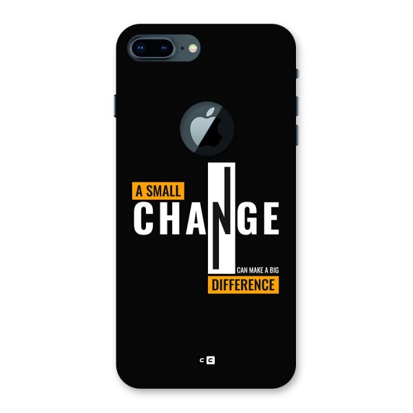 A Small Change Back Case for iPhone 7 Plus Logo Cut