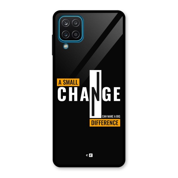 A Small Change Glass Back Case for Galaxy A12
