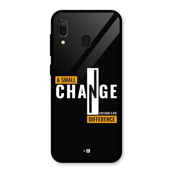 A Small Change Glass Back Case for Galaxy A30