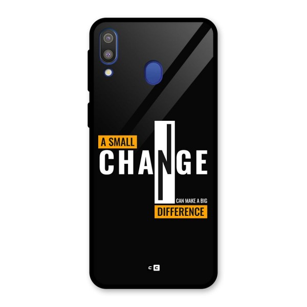 A Small Change Glass Back Case for Galaxy M20