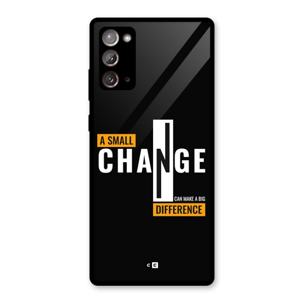 A Small Change Glass Back Case for Galaxy Note 20