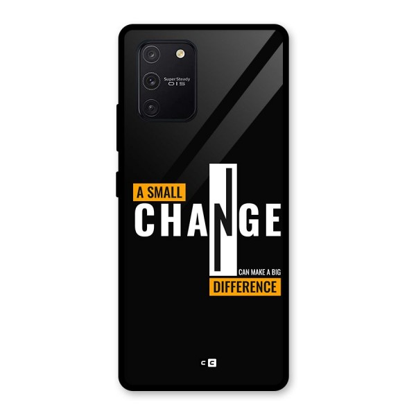 A Small Change Glass Back Case for Galaxy S10 Lite