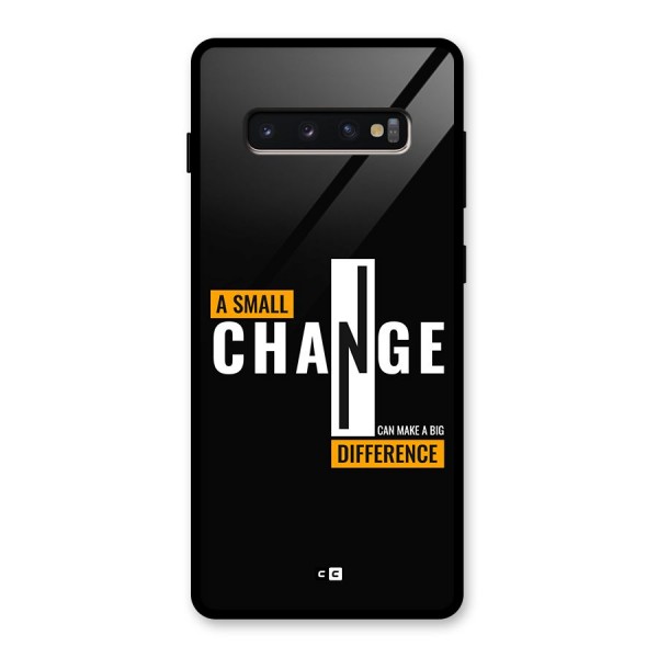 A Small Change Glass Back Case for Galaxy S10 Plus
