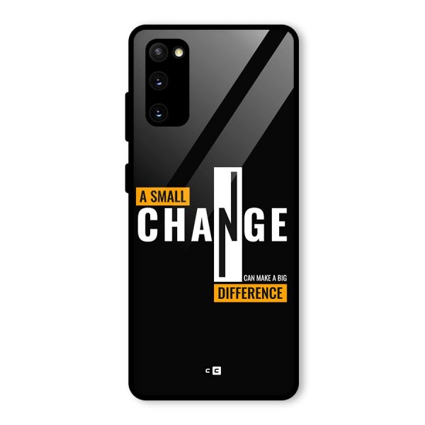 A Small Change Glass Back Case for Galaxy S20 FE 5G
