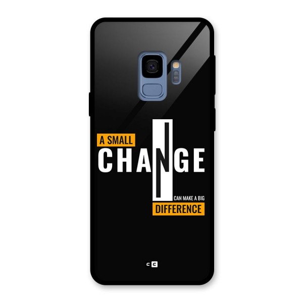 A Small Change Glass Back Case for Galaxy S9