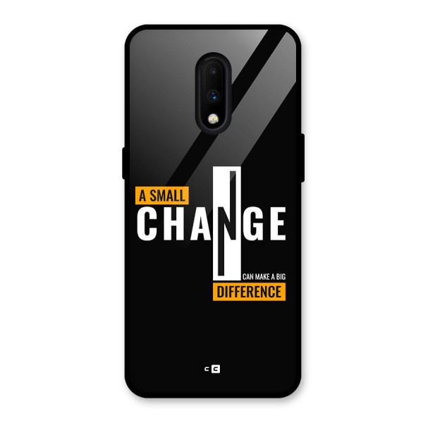 A Small Change Glass Back Case for OnePlus 7