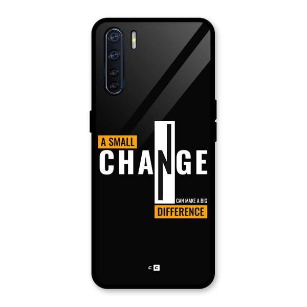 A Small Change Glass Back Case for Oppo F15