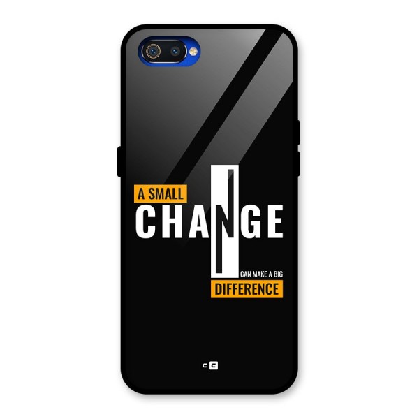 A Small Change Glass Back Case for Realme C2