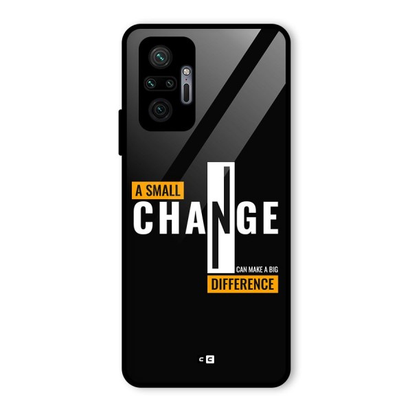 A Small Change Glass Back Case for Redmi Note 10 Pro