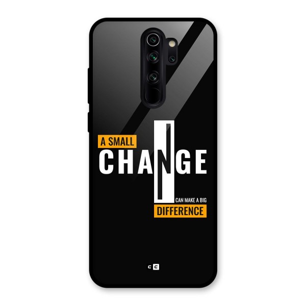 A Small Change Glass Back Case for Redmi Note 8 Pro