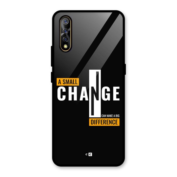 A Small Change Glass Back Case for Vivo S1