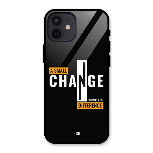 A Small Change Glass Back Case for iPhone 12