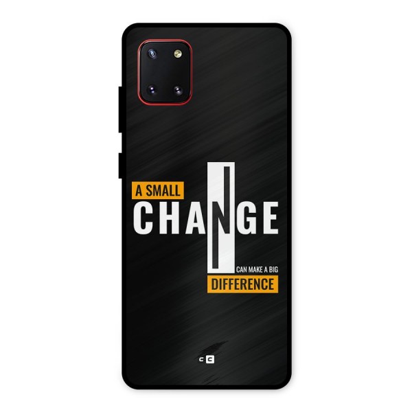 A Small Change Metal Back Case for Galaxy Note 10 Lite
