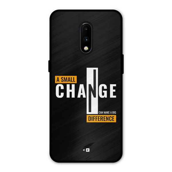 A Small Change Metal Back Case for OnePlus 7