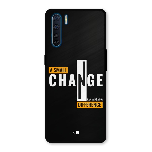 A Small Change Metal Back Case for Oppo F15
