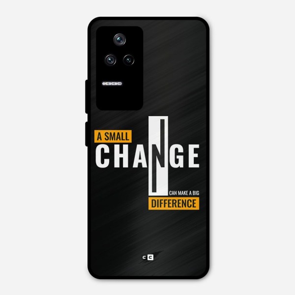 A Small Change Metal Back Case for Poco F4 5G