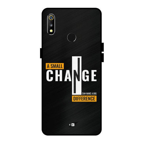 A Small Change Metal Back Case for Realme 3