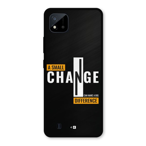 A Small Change Metal Back Case for Realme C11 2021
