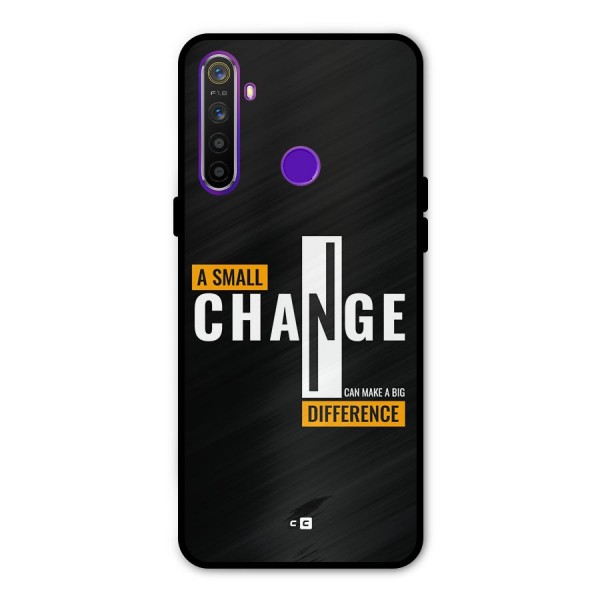 A Small Change Metal Back Case for Realme Narzo 10