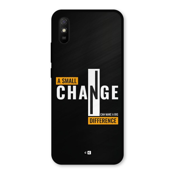A Small Change Metal Back Case for Redmi 9i