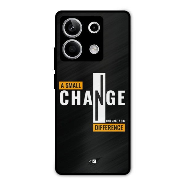 A Small Change Metal Back Case for Redmi Note 13 5G