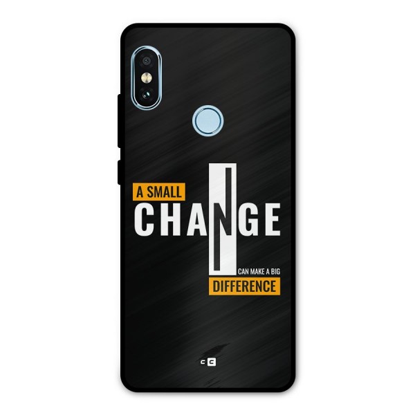 A Small Change Metal Back Case for Redmi Note 5 Pro