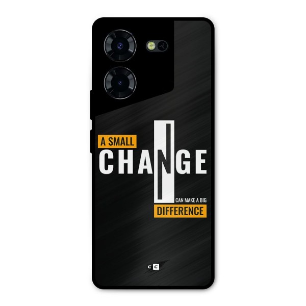 A Small Change Metal Back Case for Tecno Pova 5 Pro 5G