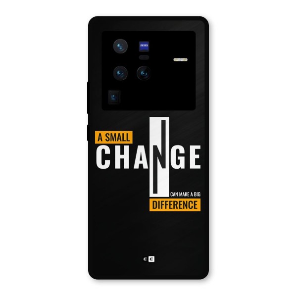 A Small Change Metal Back Case for Vivo X80 Pro