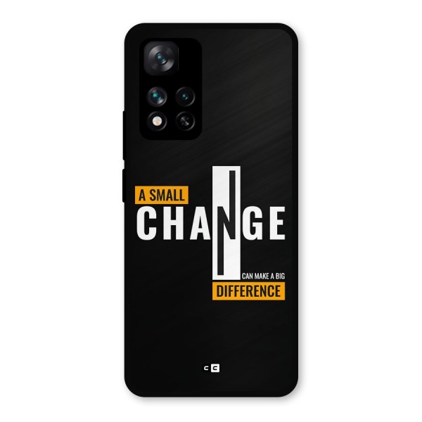 A Small Change Metal Back Case for Xiaomi 11i Hypercharge 5G