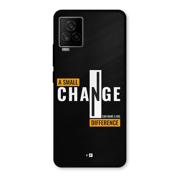 A Small Change Metal Back Case for iQOO 7 Legend 5G