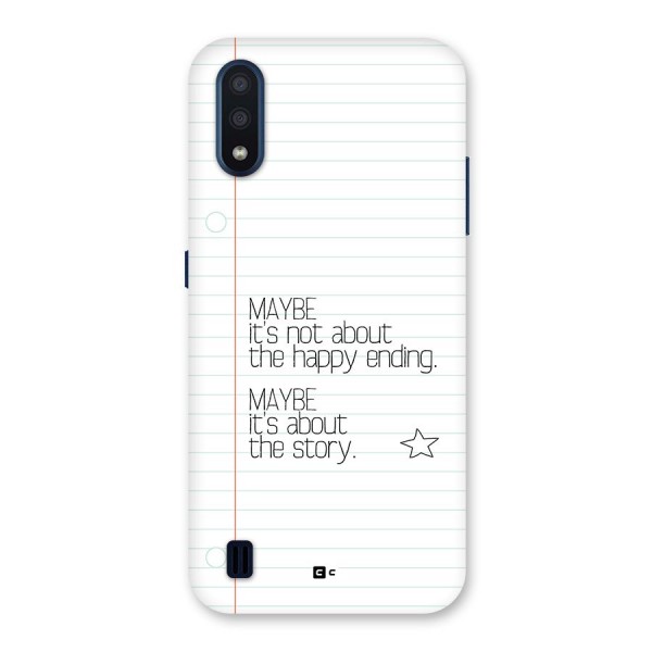 About Story Back Case for Galaxy M01