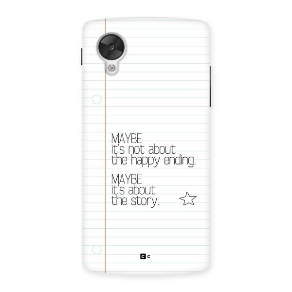 About Story Back Case for Google Nexus 5
