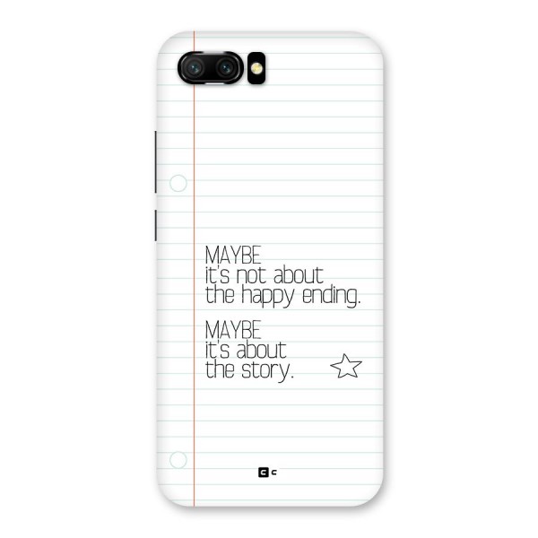 About Story Back Case for Honor 10