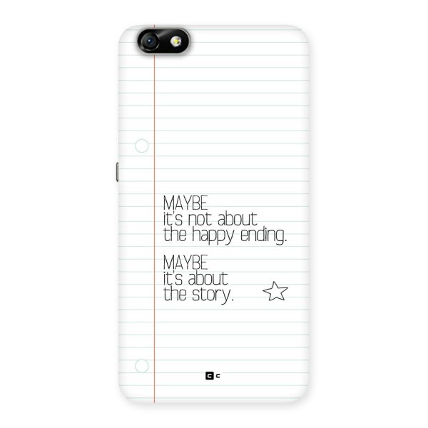 About Story Back Case for Honor 4X