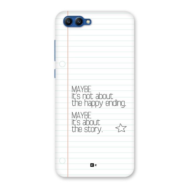 About Story Back Case for Honor View 10