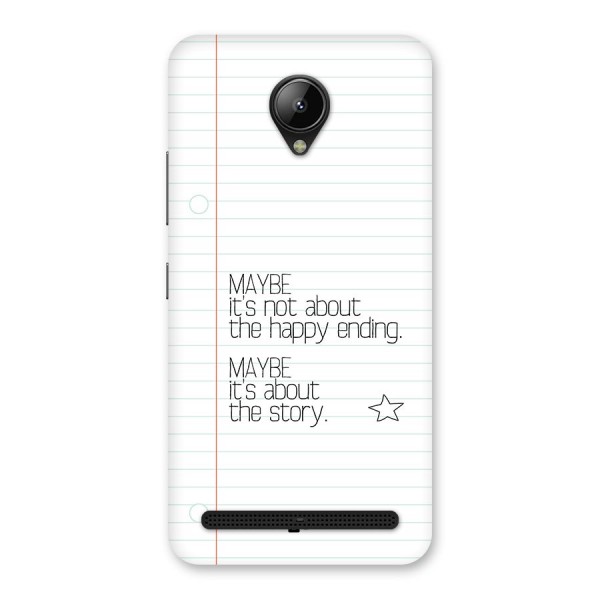 About Story Back Case for Lenovo C2