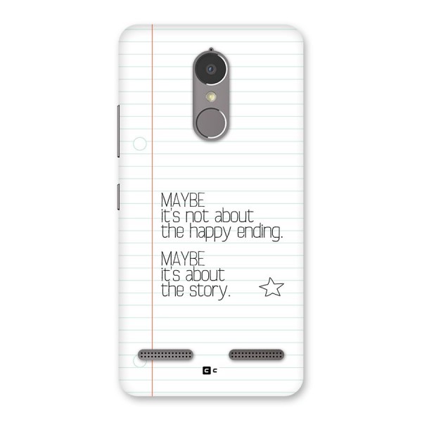 About Story Back Case for Lenovo K6 Power