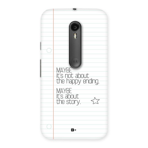About Story Back Case for Moto G3